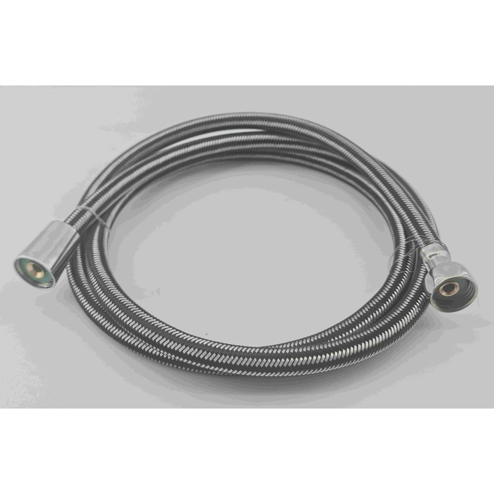 YKS ÇELİK 360 DÖNERLİ DUŞ SPİRALİ 150 CM (SİYAH)